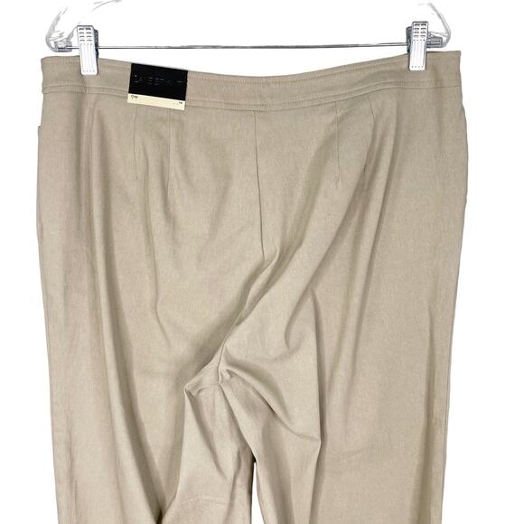 Lane Bryant Crop Pants 14 Tan Khaki Stretch New - Picture 3 of 10